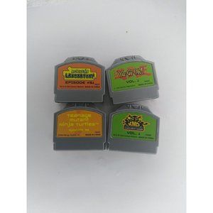 Lot Of 4 - Juice Box 2004 Yu-gi-oh / KND / TMNT/ Dexter's Laboratory Tested